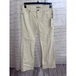 Cabi Jeans White Wide Leg Denim Pants Spring 2015 Size 4